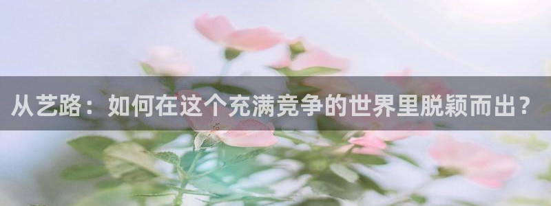 蓝狮在线平台：从艺路：如何在这个充满竞争的世界里脱颖而出？